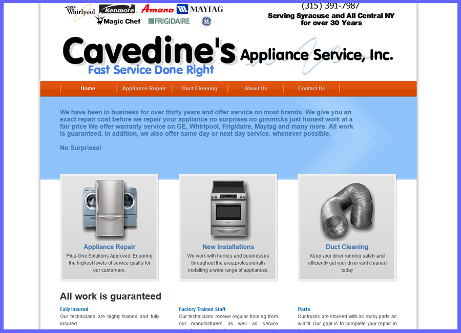 Cavedines Appliance Service