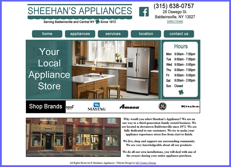 Sheehans Appliances